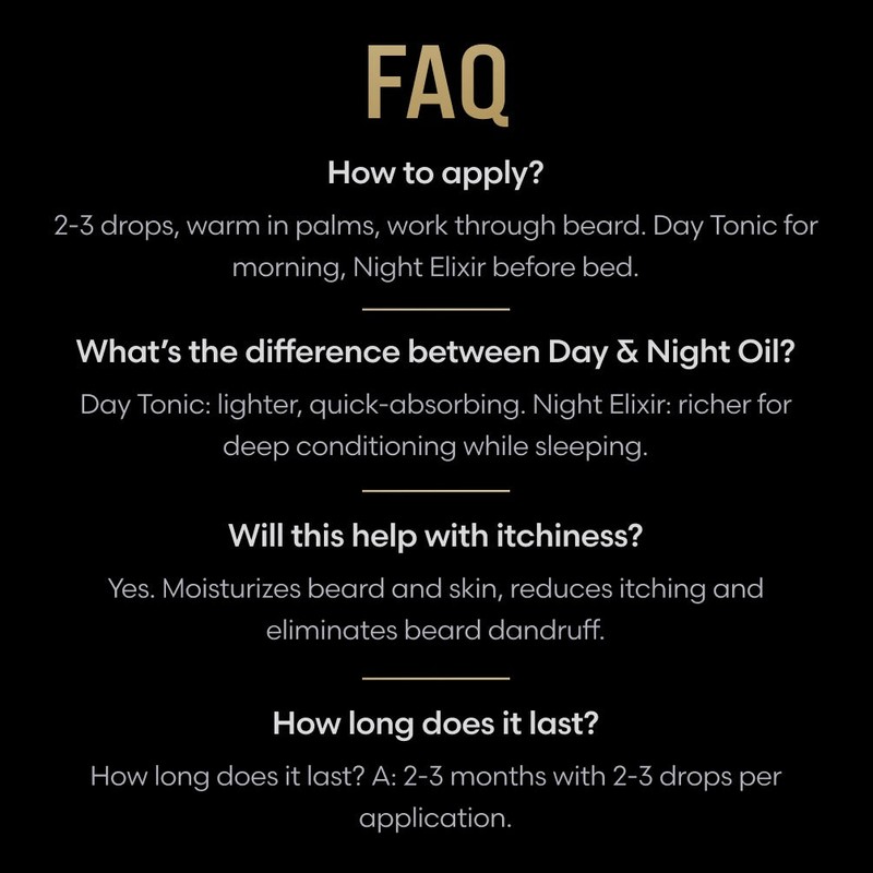 The Beard Struggle Tonic + Elixir Beard Oil Bundle Gold