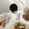 KOOK TIME Salt Jar with Lid, Salt Container for Kitchen,