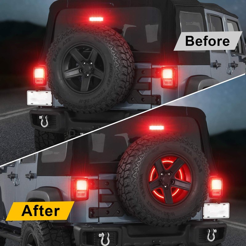 SUPAREE (Plug and Play Spare Tire Brake Light Wheel Light