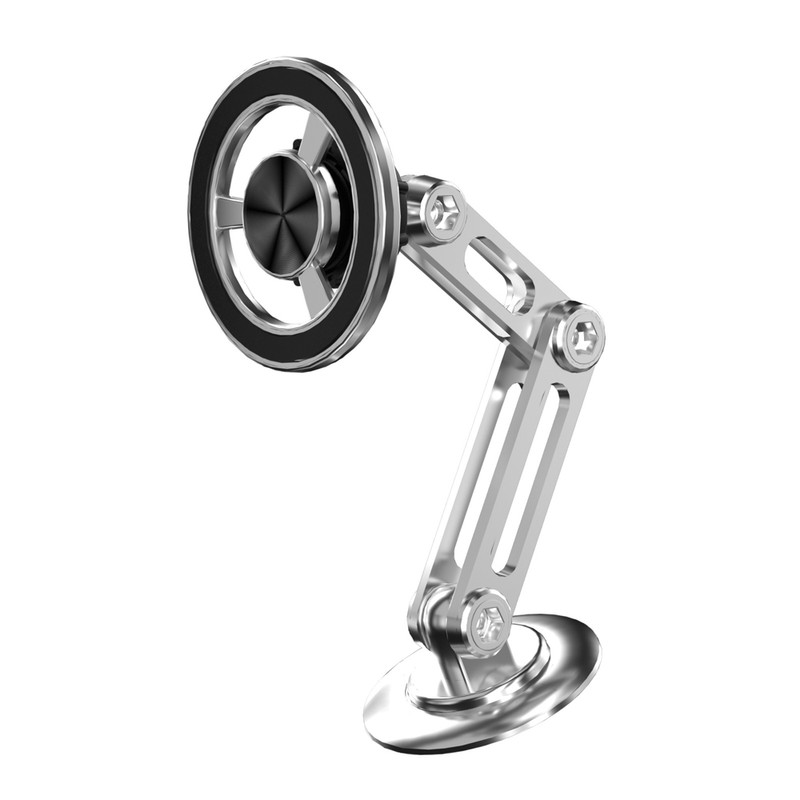 Magnetic Phone Holder for Car with Flexible Base Retractable Phone