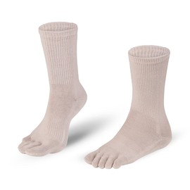 Knitido Dr. Foot toe socks Hallux Valgus for support and correction of bunions, size: 35-38, color: light gray (010)