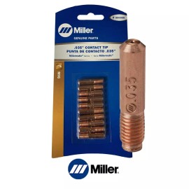 Miller 1- 10 Pack Genuine Miller 000068 MIG Welding Gun Protection Contact Tips .035