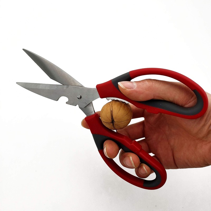 Accod Kitchen Scissor Stainless Steel Multi-Function Kitchen Scissors Sturdy Household