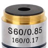 60X Biological Microscope Achromatic Objective Lens RMS Thread 185 Optical