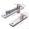 Door Pivot Hinge, Tiberham 2Pcs 360 Degree Rotation Hidden Door