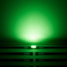 Chanzon 100 pcs 2835 Green SMD LED Diode Lights (Surface Mount Chip 2.8mm x 3.5mm DC 3V 30mA 0.1W) Super Bright Lighting Bulb Lamps Electronics Components Light Emitting Diodes