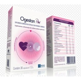 Ogestan Pré Cápsulas Suplemento Multivitamínico Prenatal Sabor