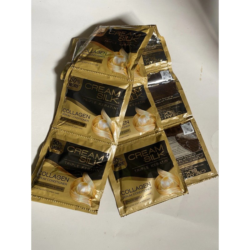 Merry Sun Cream silk Triple Keratin Collagen Serum Conditioner (12pcs)