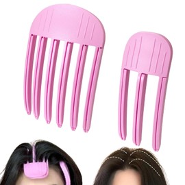 2 Pack Wind Shaping Styling Comb for Fluffy Bangs, Easy High Crown Volume Tool for Men and Women, Quick Hair Styling Tools, No-Trace Hair Root Lifting Clips for a Natural Voluminous Look