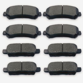 evkingauto D905 D1374 8PC Front & Rear Disc Brake Pads Set For Nissan Maxima 2009-2014 2016-2019