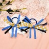 2Pcs Softball Hair Ties Blue Cheer Hair Accessories for Girls