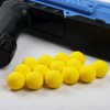 100 Pcs Rounds Refill Compatible Bullet Balls, Yellow Foam Bullet