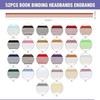 52PCS Book Binding Headbands (26 Color)