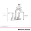 American Standard 7426201.002, Belmeade Two-Handle 4-Inch Centerset Bathroom Faucet, Chrome