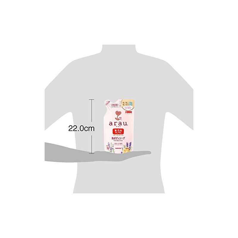 Arau Foaming Body Soap, 15.2 fl oz (450 ml), Refill