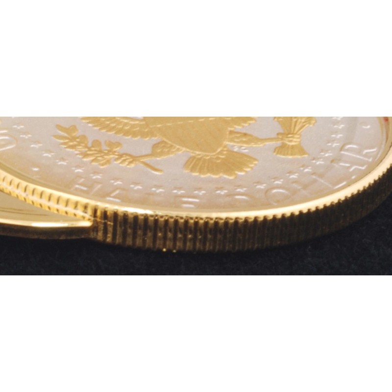 US Mint Half Dollar Eagle Coin Money Clip Kennedy USA