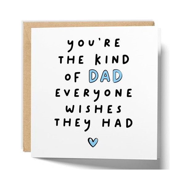 Father's Day Card from Daughter or Son, Dad Birthday Card,