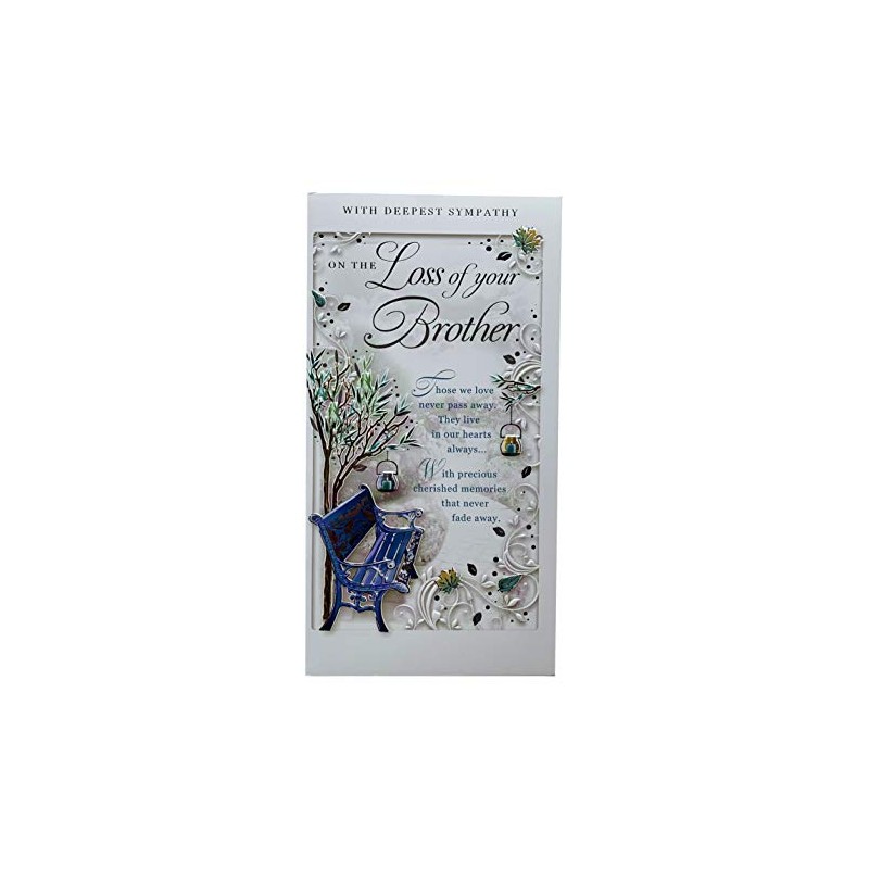 Sensations On The Loss of Your Brother Autumn Design Sympathy