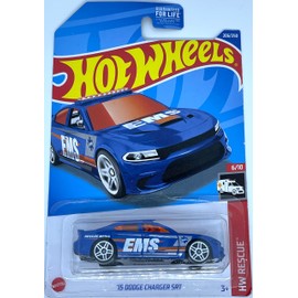 Hot Wheels 2022 - '15 Dodge Charger SRT - EMS HW Rescue 6/10 [Blue] 206/250