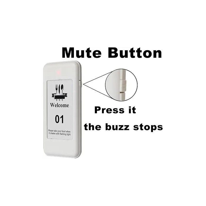 Wireless Restaurant Pager System Calling System Waiting Beepers for Queue