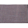Rotfuchs Woven Scarf 100% Wool with Houndstooth Design and Cut