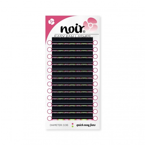 Noir Volume Lashes Easy Fan Lashes D curl 0.06 13mm