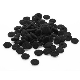 Shapenty Black Soft Foam Earbuds Cushions Earphone Headphone Cap Protector Sponge Ear Pads Cover Replacement, 100PCS