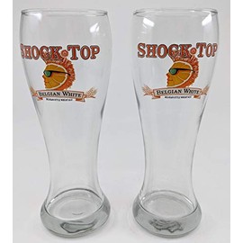 Shock Top Belgian White Pilsner Glass Pair (2)