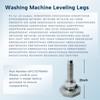 4Pcs Washing Leveling Legs Replacement Adjustable Feet Fit for LG