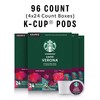 Starbucks K-Cup Coffee Pods, Dark Roast Hot or Iced Coffee,