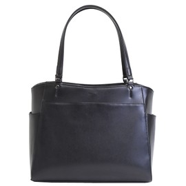 [Mezawa Bag] Women's A4 Bag, Recruit Bag, Recruit Bag, Lightweight, Black, Tote Bag, Business Bag, Work, Women's, Pockets, Bottom Studs, Side Pockets, Black (10), Black