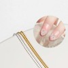 Kiming Nail Bead Chain Set Nail Art Materials Gold Silver - Set / 키밍 네일 구슬체인 세트 네일아트 재료 골드 실버 - 세트
