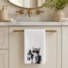 Threegoat Funny Cat Kitchen Towels, Camping Kitty Dish Cloth, Waffle