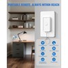 Remote Control Outlet, WILAWELS Remote Outlet Switch with Magnetic Base,