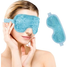 Máscara de Ojos Refrescante de Gel para Ojos, Antifaz Gel Frío Ojos, Mascarilla Refrescante para los Ojos, Fría o Caliente, para Ojos Hinchados...    