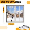 EcoBrisa Strength Window Insulation Kit 63*63IN Heavy Duty Winter Window