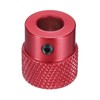 sourcing map Anodization Aluminum Alloy Handwheel 8mm Bore 20mm OD