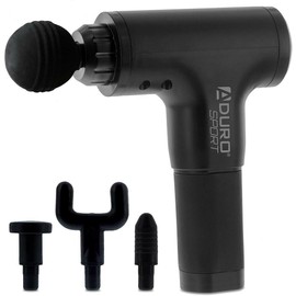 Aduro Muscle Massage Gun Deep Tissue Massager for Athletes, Handheld Black