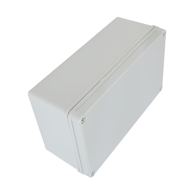 Power Junction Box with Mounting Plate ABS Plastic DIY Electrical