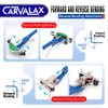 CARVALAX 90° Ratcheting Tube Bender Kit - 7 Color-Coded Aluminum