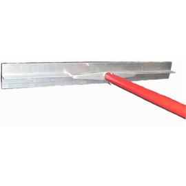MARSHALLTOWN Magnesium Asphalt Lutes, Lute Rakes w/T-Connector, Plain Blade, Aluminum Handle, 32 Inch Blade Size, 72 Inch Handle Length, Made In The USA, RED700030C