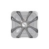 KICKER 08GL78 Alu-Guss Grill Square 20 cm (8 Zoll) Schwarz
