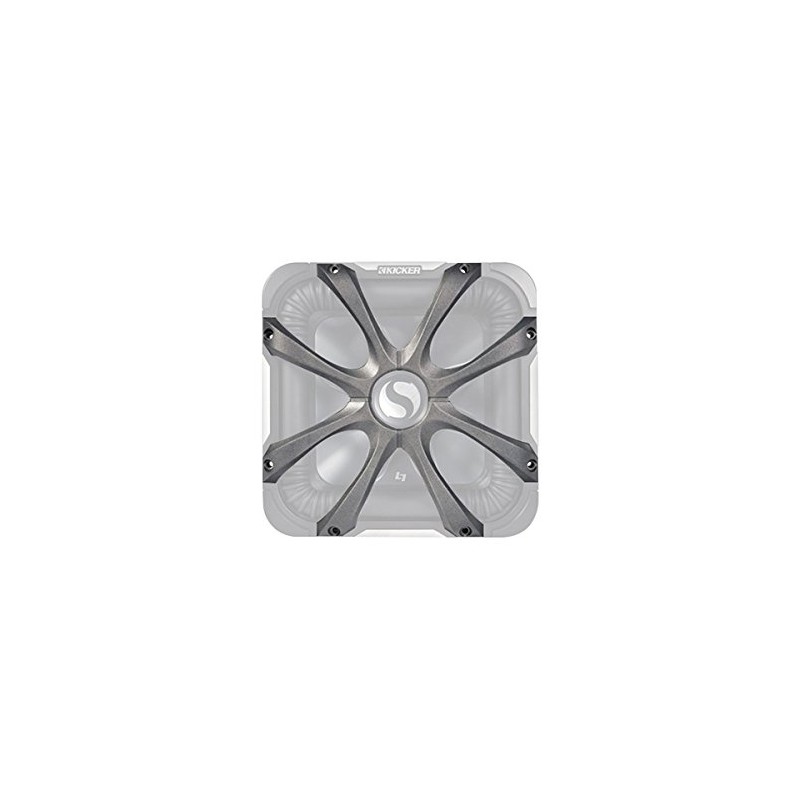 KICKER 08GL78 Alu-Guss Grill Square 20 cm (8 Zoll) Schwarz
