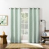 Sun Zero Satti Embroidered Leaf 100% Blackout Grommet Curtain Panel,