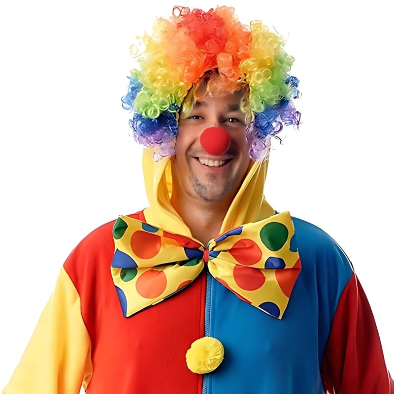 FNA FASHIONS Vibrant Jumbo Clown Bow Tie - One Size