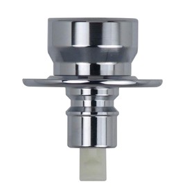 GAONA GA-LB018 Washing Machine Nipple with Stopper, Silver, Width 3.1 x Depth 2.0 x Height 3.5 inches (8 x 5 x 9 cm), Made in Japan