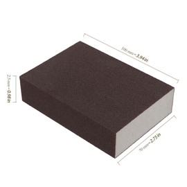 HEIHAK 24 Pack Sanding Blocks, Sponge Sanding Pads for Metal Wood and Wall, Polishing, 60/80 /100/120/180/220 Grits