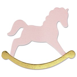Sizzix Bigz Die-Rocking Horse by Olivia Rose, 665349, Multicolor, One Size