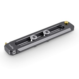 SMALLRIG Universal Low-Profile Quick Release NATO Rail Safety Rail 90mm/3.5inches Long with 1/4'' Screws for NATO Handle Camera Cage EVF Mount – BUN2484B