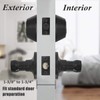 Probrico Entrance Lever Door Handle, Reversible for Right and Left